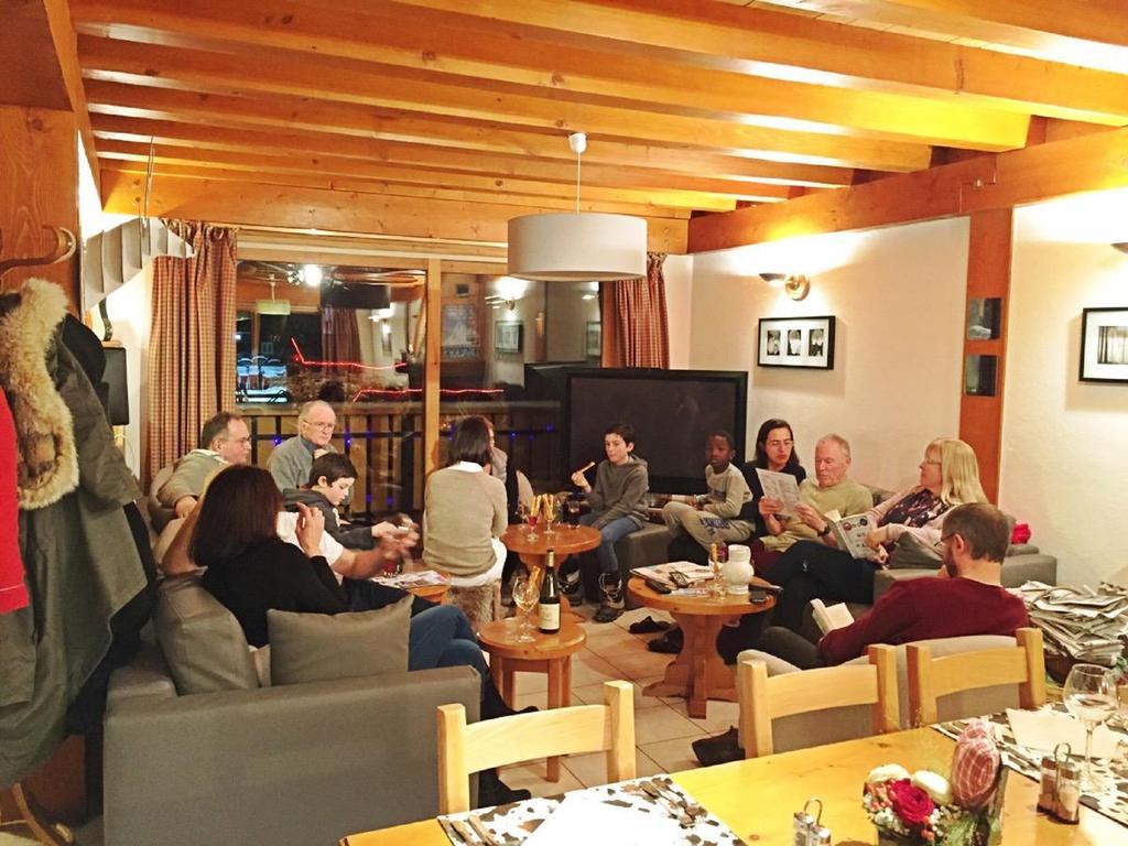 Chalet Hotel Aiguille Blanche Logis لي جيه المظهر الخارجي الصورة