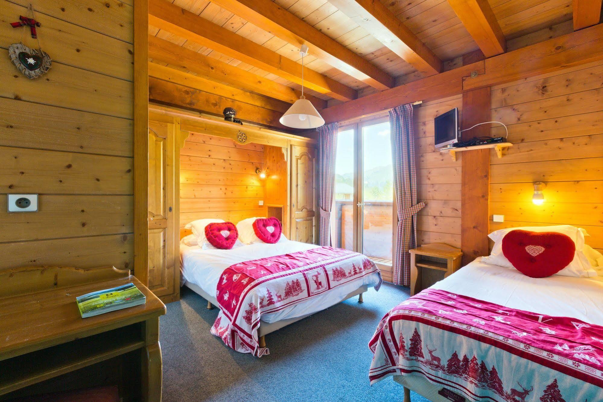 Chalet Hotel Aiguille Blanche Logis لي جيه المظهر الخارجي الصورة